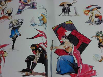 SNK World 1 Art book Samurai SpiritsFatal FuryKOFOOP  