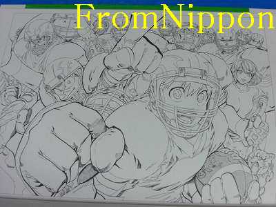 Eyeshield 21 PAINT JUMP Art of (Yusuke Murata) Art book  