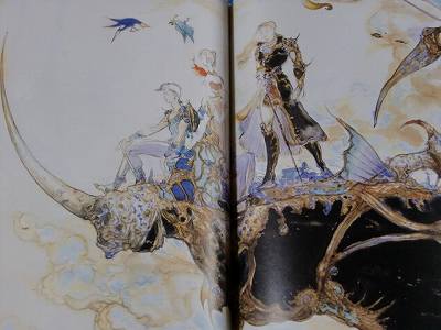 Yoshitaka Amano Art book JAPAN Final Fantasy V & VI oop  