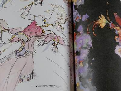 Yoshitaka Amano Art book JAPAN Final Fantasy V & VI oop  