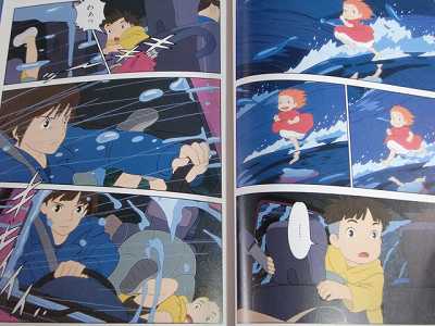 Ponyo on the Cliff by the Sea Manga 1~4 Complete Set  