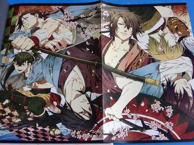 Yone Kazuki Hakuouki Art book Hyakka Ryouran Japan  