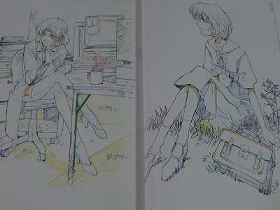 Evangelion The Movie Groundwork Vol.2 Art book OOP  