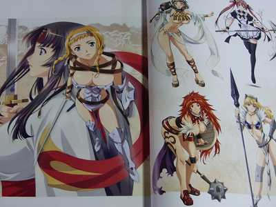 Rin Shin Visual Art Works Queens Blade Battle Vixens  