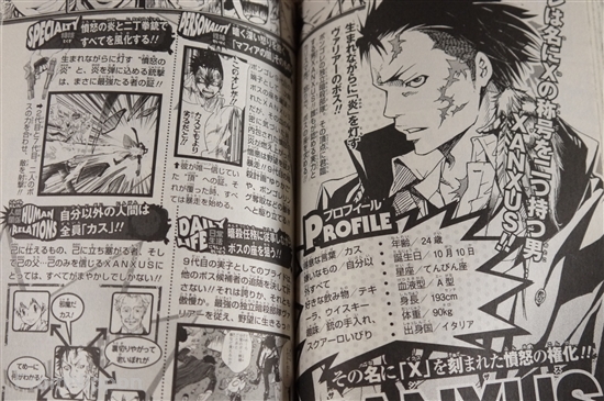 JAPAN Akira Amano: Reborn Official Character Book Vongola 77