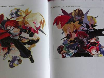 JAPAN Disgaea 2 Art Book Cursed Memories Character Collection